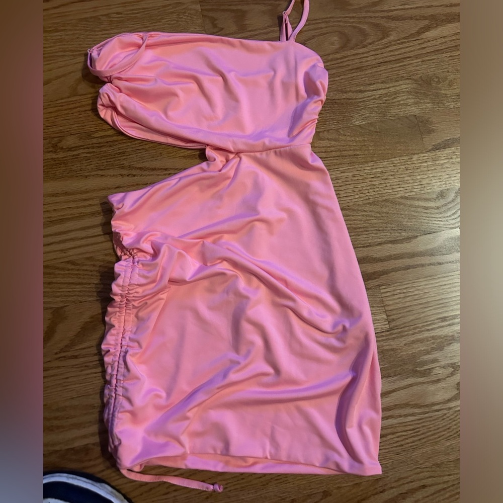 Hot pink shein dress